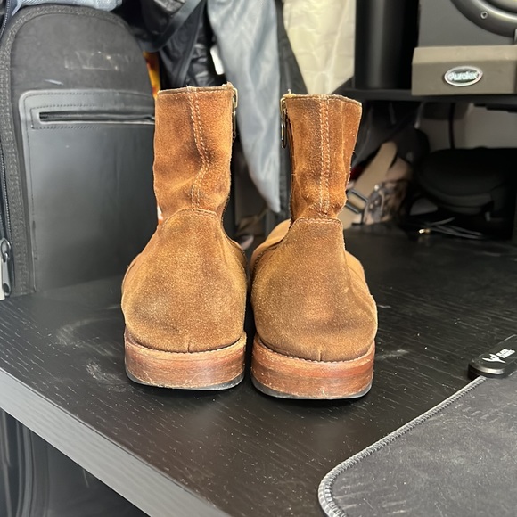 Billy Reid Paglia Moto Zip Up Boot - Picture 4 of 5